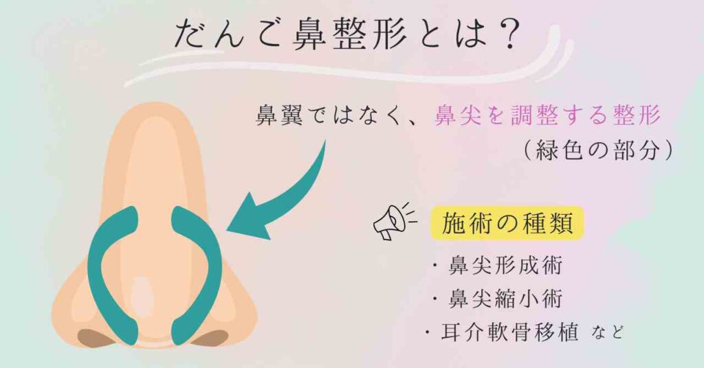 だんご鼻整形とは？本当にだんご鼻は治せるの？