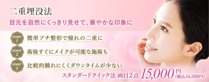 東京形成美容外科-二重整形FV